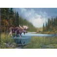 thumbnail image 2 of Cobble Hill Jigsaw Puzzle - Moose Lake, 1000 Piece Puzzle, 2 of 4