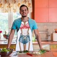 thumbnail image 5 of Hbdhejl 1Pc Adult Household Kitchenapron Fun Printing Household Cleaning Apron Er Otic Role Play, 5 of 5