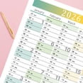 thumbnail image 3 of 2026 Large Wall Calendar,Year Planner with Stickers,12-Month Academic Organizer,Daily Planning Layout,Home Office Wall Calendar,Color-Coded Monthly Schedule,Thick Paper,At-A-Glance Year Calendar, 3 of 6