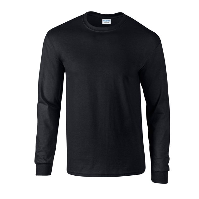 Gildan Adult Ultra Plain Cotton Long-Sleeved T-Shirt