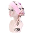 thumbnail image 1 of Turban Décontracté Ample à Imprimé pour Femmes, Bonnet de Chimiothérapie, Couvre-Chef contre le Cancer, 1 of 2