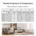 thumbnail image 4 of WiFi Smart Thermostat Temperature Controller Weekly Programmable Touch Control/Mobile App/Voice Control Compatible with Alexa/Google Home, Suitable for 16A Electric Floor Heating, 4 of 8