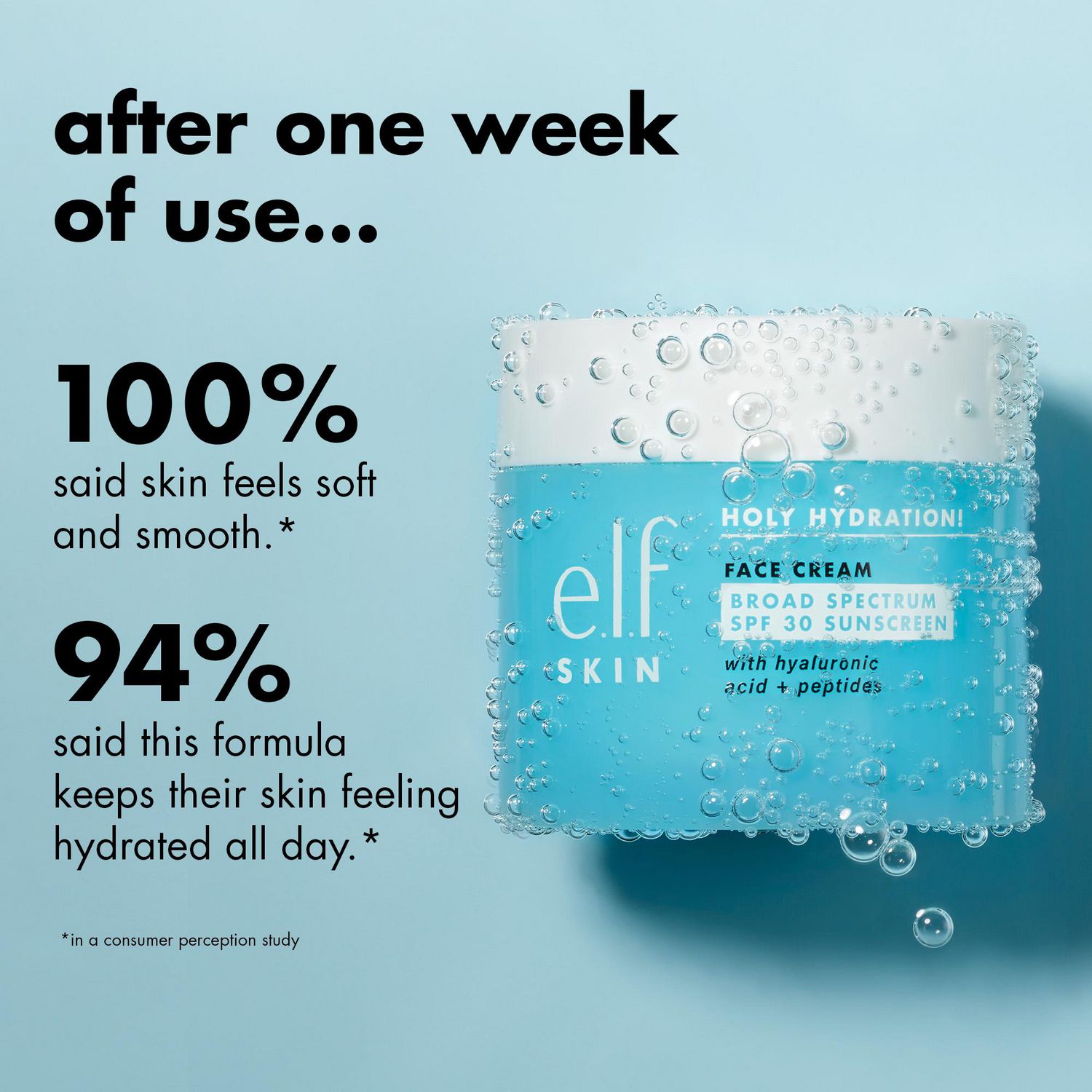 e.l.f. Cosmetics Holy Hydration! Face Cream Broad Spectrum SPF 30 Sunscreen