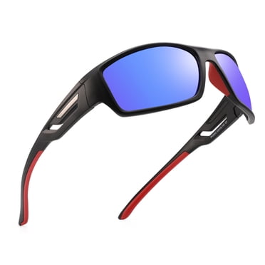PUKCLAR Sports Polarized Sunglasses for Men Women Unbreakable Frame Sunglasses