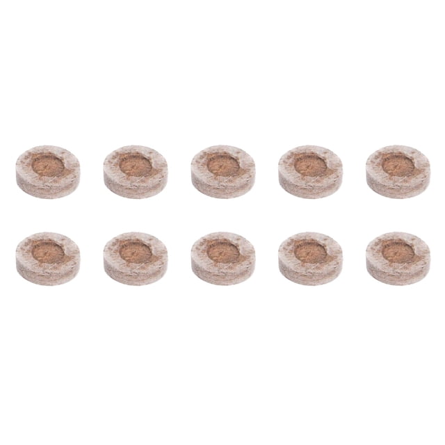 TIELUTT 10 Pcs Pastilles Comprimées Pastille de Tourbe Gousse Non Tissée Ventilation d'Air Éponge de Croissance des Racines Haute Rétention d'Eau pour Semis Alimentation des Légumes et Semoir Frais Épandeur Légumes d'Hiver Mise