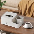 thumbnail image 1 of Tissue Cover Box With Tissue Cell Phone Facial Paper Organizer For Kitchen Bathroom Vanity Countertops Bedroom Dressers And Tables Gift, 1 of 6