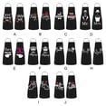 thumbnail image 3 of fastboy 2pieces Cool Gifts For Couples And Aprons Protective And Easy To Clean Packaging List Couples Aprons Black B, 3 of 6