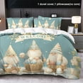 thumbnail image 5 of Fridja Holiday Easter Decorations Bedding Set Three Piece Cute Children's Digital Printed Bed Sheet Bedding Home Textiles, 5 of 5