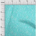 thumbnail image 2 of oneOone Polyester Spandex Arctic Blue Fabric Abstract Circle Sewing Craft Projects Fabric Prints By Yard 56 Inch Wide, 2 of 4