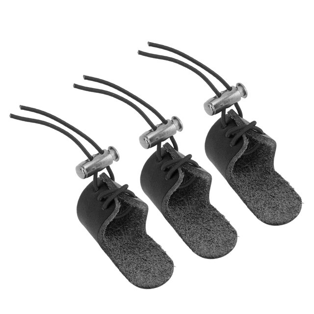 Archery Thumb Protector Glove, 3 Pcs Lightweight Adjustable Finger Glove For Traditional Bow