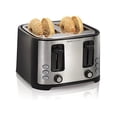thumbnail image 1 of Hamilton Beach 4-Slice Toaster, Black with Extra Wide Slots, Defrost and Bagel Functions, 1 of 5