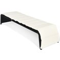 thumbnail image 3 of Costway Lot de 2 Chaises Longues Inclinables en Rotin pour Patio, Dossier Réglable, Coussinées, Jardin, 3 of 10