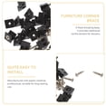 thumbnail image 2 of MasteelfCA 100pcs Plastic Furniture Corner Braces Drawer Bottom Repair Fixing Mending Wedges, 2 of 8