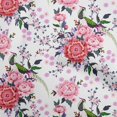 thumbnail image 1 of oneOone Velvet White Fabric Asian Chinese Sewing Craft Projects Fabric Prints By Yard 58 Inch Wide, 1 of 4