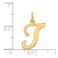 thumbnail image 4 of Diamond2Deal 14K Yellow Gold Y Letter T Initial Charm Pendant for Women, 4 of 6