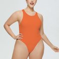thumbnail image 2 of Yuyuzo Bodysuits for Women Belly Control Sleeveless Racerback Tank Top 1 Piece Crew Neck Rompers, 2 of 4