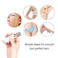 thumbnail image 4 of DAMAIE Facial Hair Remover Replacement Blade Heads, 18K Rose Gold Plated Replacement Heads 3pcs, 4 of 5