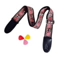 thumbnail image 3 of TISHITA Electric Guitar Strap Portable for Mandolin Electric Guitar Classical Guitar red, 3 of 8