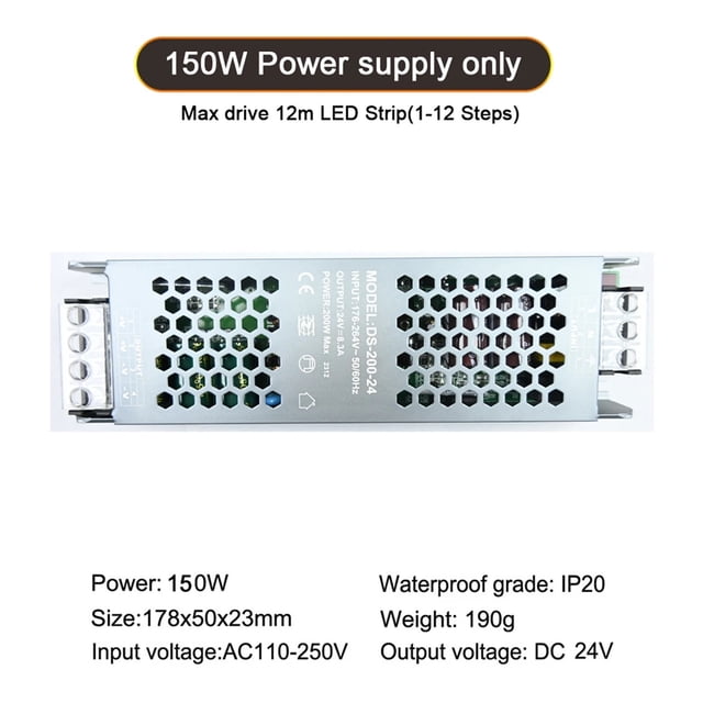 ES32-V 6 Run Modes 32CH Output Infrared Control PIR Sensor Stair Light Controller KIT For Single Color COB LED Strip