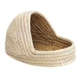 thumbnail image 1 of lionlar Hand-Woven Straw Hamster Nest Cave Kitten Rabbit Bed Cage L 34x23x18cm, 1 of 6