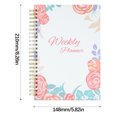 thumbnail image 2 of Vaidha Weekly Schedule Book Hard Case Notebook A5 Coil Book Elastic Notebook, 2 of 3