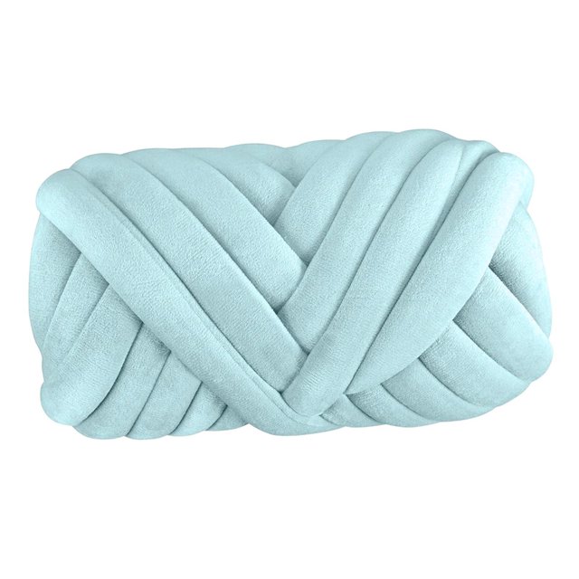 Becaristey Chunky Yarn Knitting for Arm Knit Soft 250G Yarn for DIY Rug Making Sweaters Light Green 2.5cm 1Set