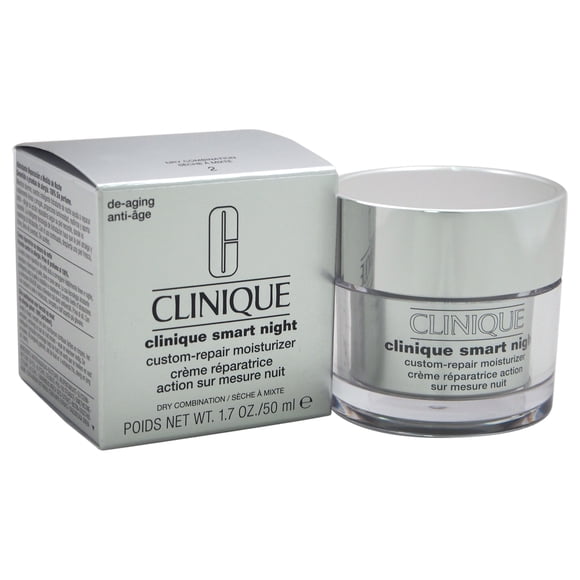 Clinique Smart Night Custom-Repair Moisturizer - Dry Combination by Clinique for Women - 1.7 oz Mois