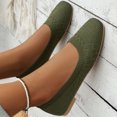 thumbnail image 4 of Dakaela Womens Mary Jane Flat Shoes Square Toe Mesh Breathable Slip on Work Flats Summer Walking Shoes, 4 of 8