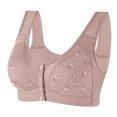 thumbnail image 2 of Mature Women's Front Closure Wireless Bra, Soft Seamless Full Coverage Comfort Support for Everyday Wear, 2 of 9