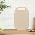 thumbnail image 4 of Ohufall Buckwheat Hulls Cutting Boards For Kitchen Dishwasher Safe Double Sided Extra Large Non-Slip Meat Cutting Board With Grinding Area Easy Grip Handle Cutting Board For Meat, 4 of 7