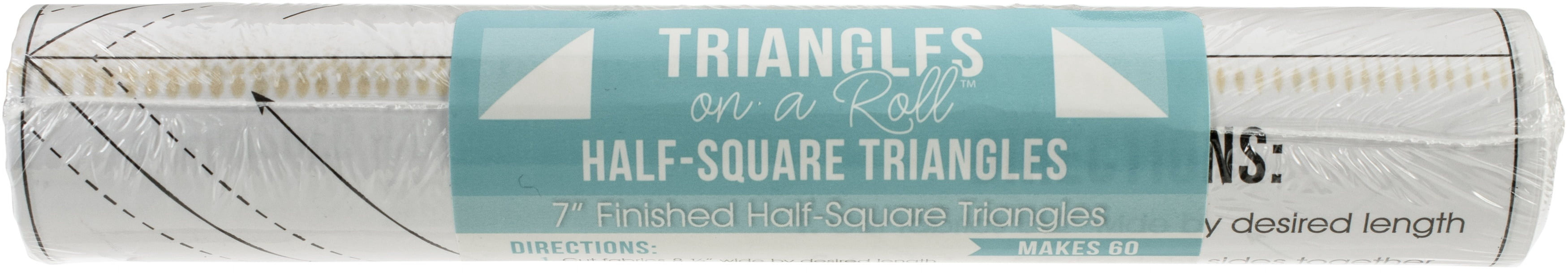 It's Sew Emma Triangles Demi-Carrés sur un Rouleau-50 Pieds 7 Pouces Taille Finie
