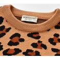 thumbnail image 4 of LSLJS Chandail Tricoté à Imprimé Léopard pour Bébés Filles et Garçons, Tddler Sweatshirt, 4 of 9