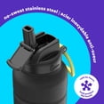 thumbnail image 3 of Bouteille d’eau en acier inoxydable Trailblazer bubba avec paille - 1,18 l (40 oz), isolation sous vide, couvercle avec paille, réglisse, 3 of 8