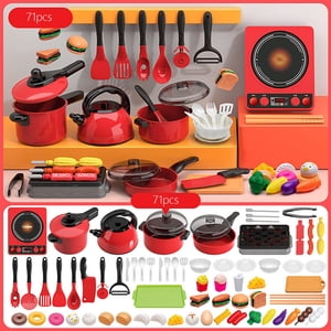 Offres de vacances Iumwxz 71Pcs Jeux interactifs pour enfants Jeux de cuisine Jouets Age 6-8 Flyer hebdomadaire jusqu'à 90% Départ
