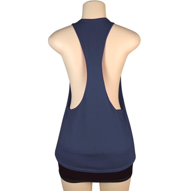 Timegard Womens Tank Top Summer Athletic Sleeveless Racerback Casual Comfy Workout Tee Top Solid Color