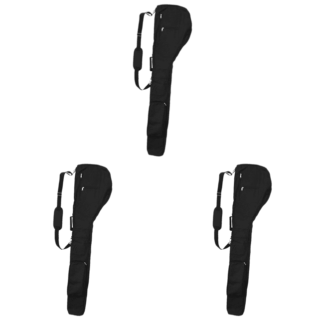 3X Golf Foldable Bag-Driving Range Mini Training Practice Golf Bag Travel Case,3 x Golf Bag,black