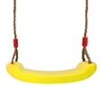 thumbnail image 1 of Siège de Balançoire Robuste avec Cordes Ajustables - Limite de Poids de 330 Lb - Accessoires de Remplacement pour Balançoire de Terrain de Jeu (Jaune), 1 of 5