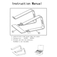 thumbnail image 4 of S5 Laptop Stand Holder Aluminum Desktop Holder Notebook PC Computer Stand Replacement for MacBook, 4 of 8
