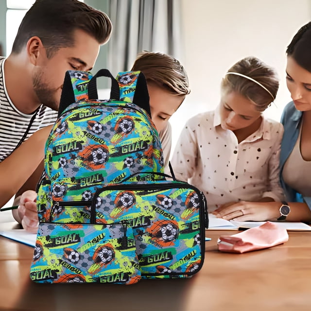 Cute Pencil Case,Starting Season 1-3 Grade Childrens Backpack Three Piece Combination Set and Double Shoulder Bag Pencil Case Outdoor,Cute Pencil Bag,Laptop Shoulder Bag