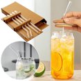 thumbnail image 1 of TopLLC Borosilicate Glass Straw Set With Heat Resistance And Lipstick Protection Glass pipette, 1 of 6