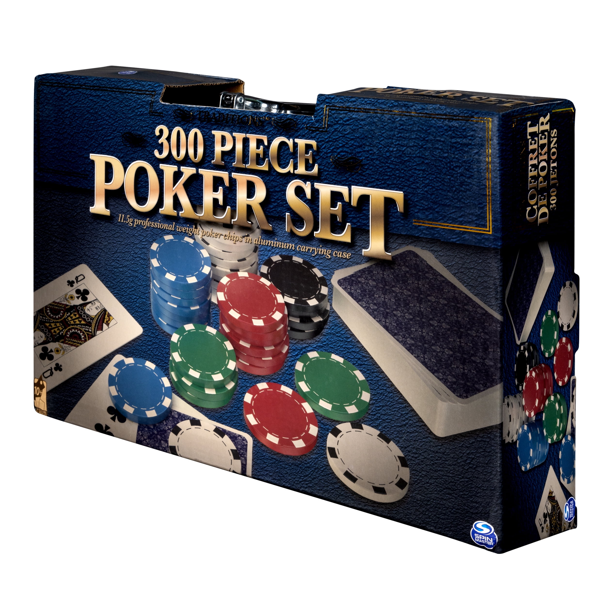 Traditions Professional 300-Piece Poker Set in Aluminum Carry Case