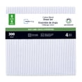 thumbnail image 3 of Mainstays 4-Piece 300 Thread Count Grey Stripe- CVC Cotton Blend Bed Sheet Set, Queen (Adult), 3 of 5