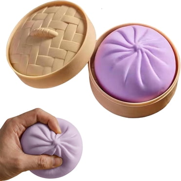 Dumpling Squishy,Squishy Dumpling Box,Squishy Dumpling Sensory Toys Mystery Dumpling Squishy Stress Relief Fidget Easter Gifts for Adults Anxiety Relief Squeeze Toy for Easter Basket Stuffers