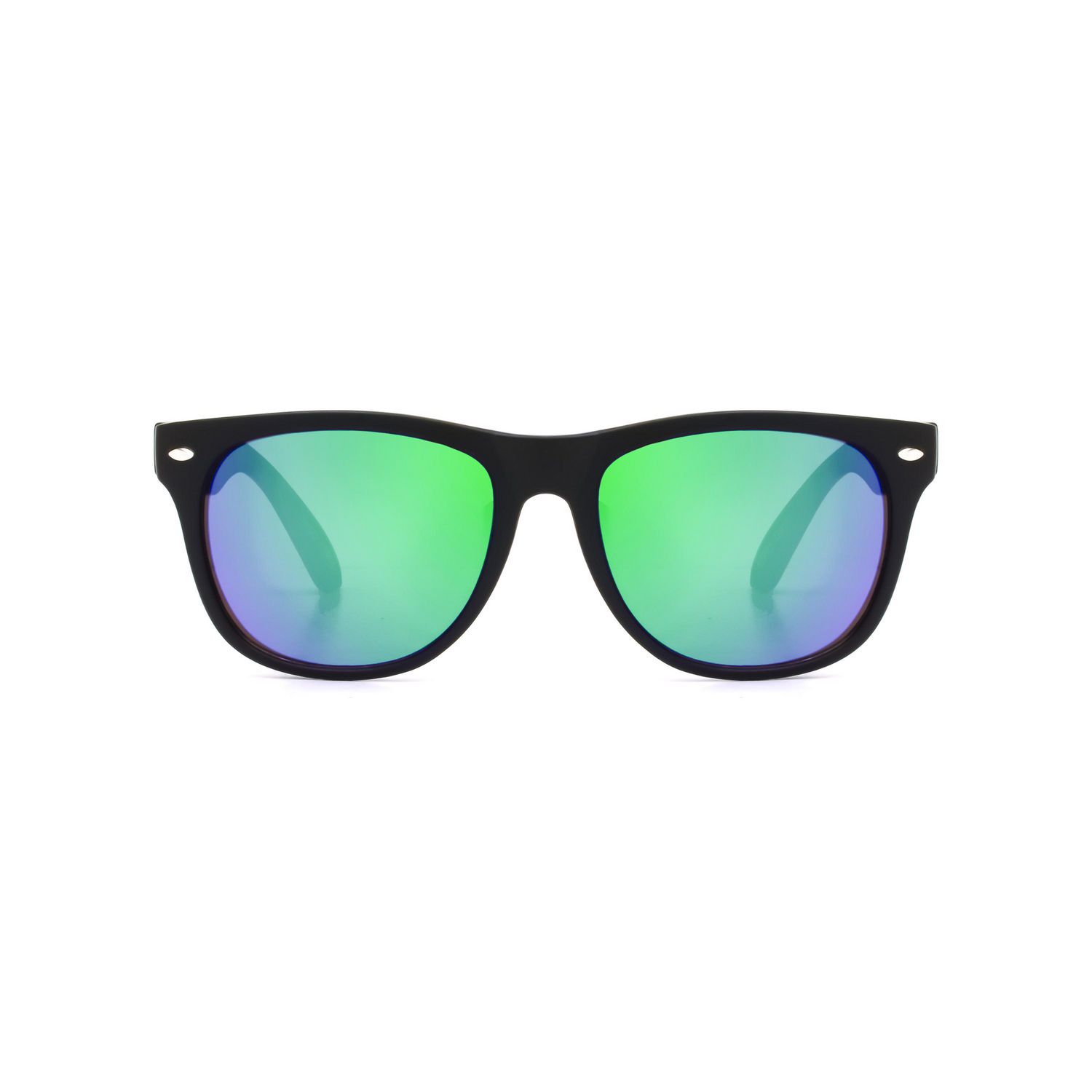 George Kids Boys Black and Green Square Sunglasses