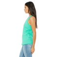 thumbnail image 3 of Bella Canvas 6008 Women`s Jersey Racerback Tank, M, Teal, 3 of 3