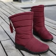 thumbnail image 4 of Bottes de Neige Imperméables Chaudes à Franges pour Femmes, 4 of 5