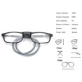 thumbnail image 4 of Reading Glasses High-grade Tr Magnetic Absorption Hanging Neck Funky Readers Glasses 1.5 Red, 4 of 4