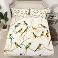 thumbnail image 2 of Erosebridal Bird Kingfisher Bed Sheets Set Twin Size, Wild Animal Bedding Set, Ultra Soft, 2 of 6