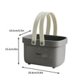 thumbnail image 3 of Yhmxh Panier de Douche de Bain Portable Panier de Rangement pour Houppette Panier de Rangement Organisation et Rangement Organisateurs et Rangement pour Salle de Bain Organisateurs et Rangement pour Garde-Robe, 3 of 6