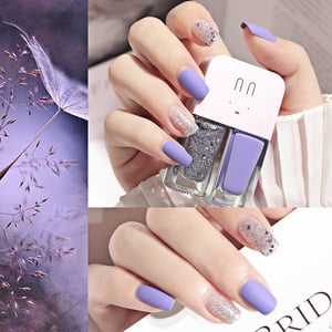2 Colors Nail Polish Nail Polish  Quick Drying Nail Polish Glossy Longwear Nail Polish